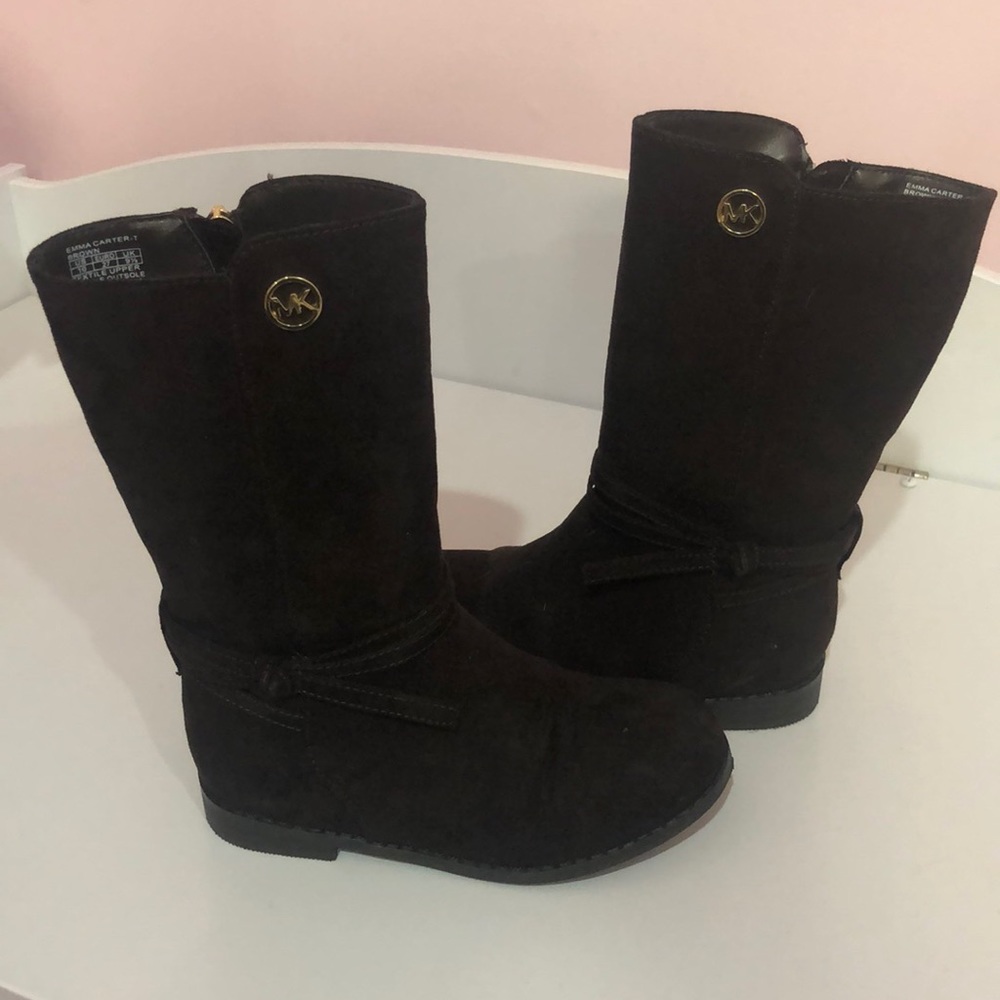 Chocolate brown Michael kors suede boots